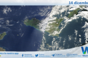 Meteo Sicilia: immagine satellitare Nasa di sabato 14 dicembre 2024