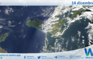 Meteo Sicilia: immagine satellitare Nasa di sabato 14 dicembre 2024