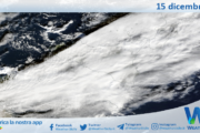 Meteo Sicilia: immagine satellitare Nasa di domenica 15 dicembre 2024