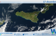 Meteo Sicilia: immagine satellitare Nasa di martedì 17 dicembre 2024