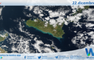 Meteo Sicilia: immagine satellitare Nasa di domenica 22 dicembre 2024