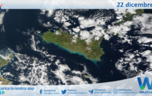 Meteo Sicilia: immagine satellitare Nasa di domenica 22 dicembre 2024