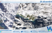 Meteo Sicilia: immagine satellitare Nasa di martedì 24 dicembre 2024