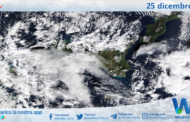 Meteo Sicilia: immagine satellitare Nasa di mercoledì 25 dicembre 2024