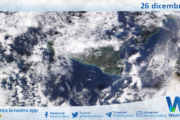 Meteo Sicilia: immagine satellitare Nasa di giovedì 26 dicembre 2024