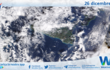 Meteo Sicilia: immagine satellitare Nasa di giovedì 26 dicembre 2024