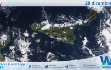 Meteo Sicilia: immagine satellitare Nasa di sabato 28 dicembre 2024