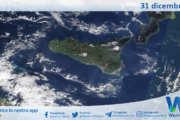 Meteo Sicilia: immagine satellitare Nasa di martedì 31 dicembre 2024