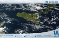 Meteo Sicilia: immagine satellitare Nasa di mercoledì 01 gennaio 2025