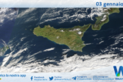 Meteo Sicilia: immagine satellitare Nasa di venerdì 03 gennaio 2025