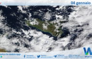 Meteo Sicilia: immagine satellitare Nasa di sabato 04 gennaio 2025