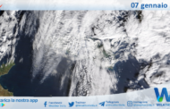 Meteo Sicilia: immagine satellitare Nasa di martedì 07 gennaio 2025