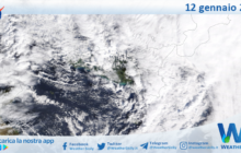 Meteo Sicilia: immagine satellitare Nasa di domenica 12 gennaio 2025