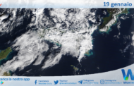 Meteo Sicilia: immagine satellitare Nasa di domenica 19 gennaio 2025