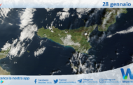 Meteo Sicilia: immagine satellitare Nasa di martedì 28 gennaio 2025