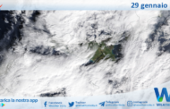 Meteo Sicilia: immagine satellitare Nasa di mercoledì 29 gennaio 2025