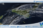 Meteo Sicilia: immagine satellitare Nasa di venerdì 31 gennaio 2025