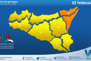 Meteo Sicilia: bollettino di allerta meteo per domani, domenica 02 febbraio 2025