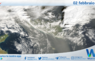 Meteo Sicilia: immagine satellitare Nasa di domenica 02 febbraio 2025