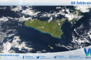 Meteo Sicilia: immagine satellitare Nasa di martedì 04 febbraio 2025