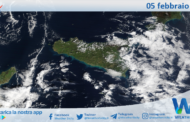 Meteo Sicilia: immagine satellitare Nasa di mercoledì 05 febbraio 2025