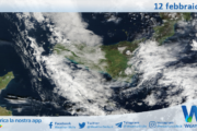 Meteo Sicilia: immagine satellitare Nasa di mercoledì 12 febbraio 2025