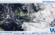 Meteo Sicilia: immagine satellitare Nasa di giovedì 20 febbraio 2025