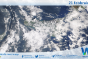 Meteo Sicilia: immagine satellitare Nasa di venerdì 21 febbraio 2025