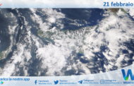 Meteo Sicilia: immagine satellitare Nasa di venerdì 21 febbraio 2025