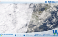 Meteo Sicilia: immagine satellitare Nasa di mercoledì 26 febbraio 2025