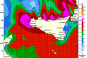 Sicilia: burrasca di scirocco nelle prossime ore nei settori settentrionali dell'isola