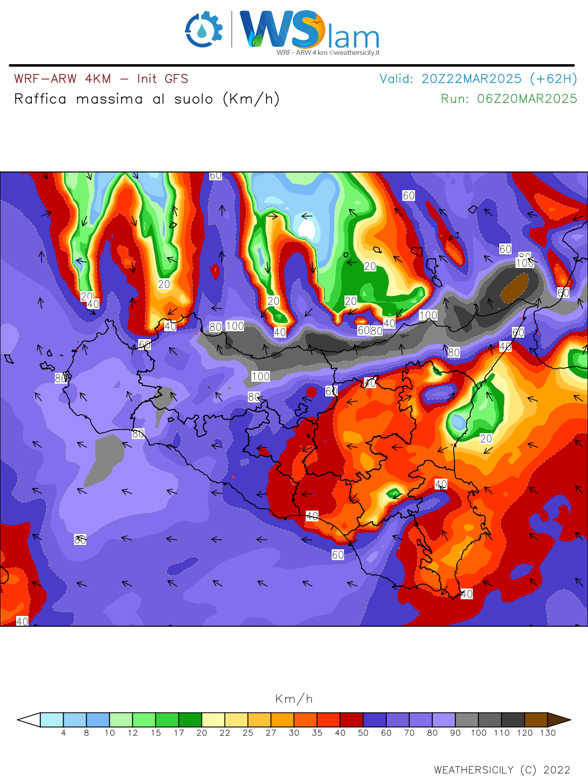 Sicilia: tempesta di scirocco e temperature oltre i 30° nel weekend in arrivo