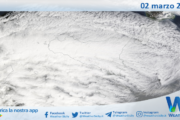 Meteo Sicilia: immagine satellitare Nasa di domenica 02 marzo 2025