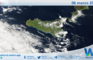 Meteo Sicilia: immagine satellitare Nasa di giovedì 06 marzo 2025