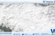 Meteo Sicilia: immagine satellitare Nasa di venerdì 07 marzo 2025