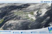 Meteo Sicilia: immagine satellitare Nasa di martedì 11 marzo 2025